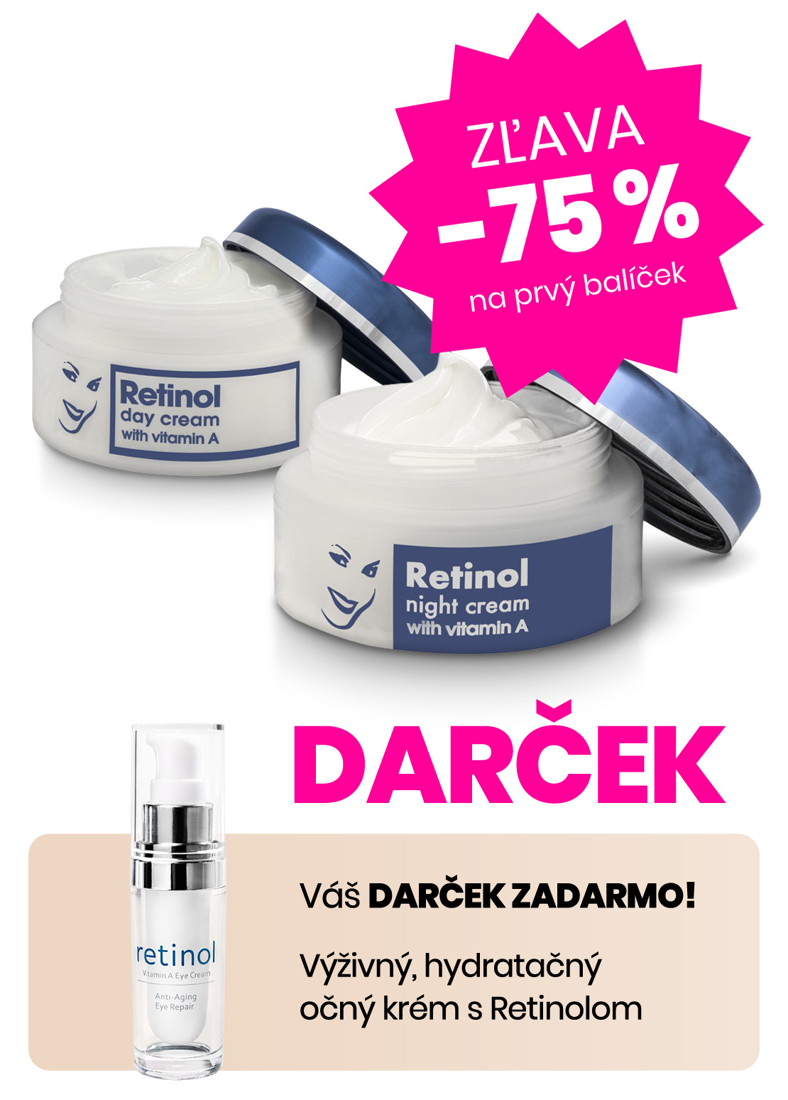 Aimé omladzujúce účinky retinolu v celodennej starostlivosti o pleť